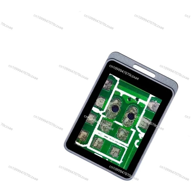 

Microscope Purple and White Double Light High Power Handheld Electronic Portable Magnifying Glass, Creative Puzzle Gift