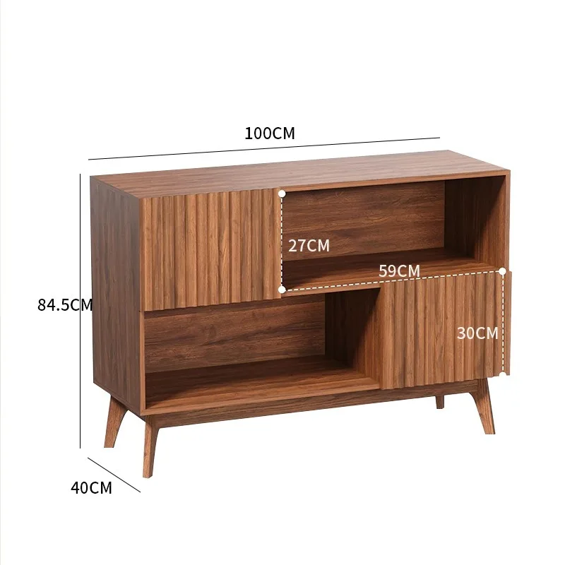 Living room side cabinet Wooden table Dining side cabinet Wholesale with storage space Modern simple cabinet