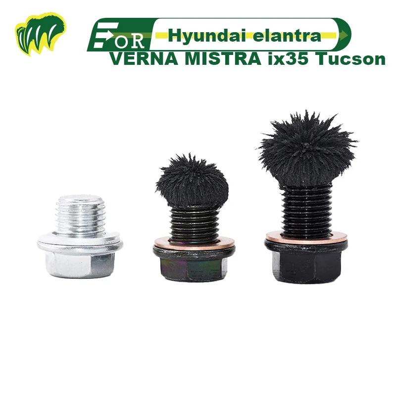 

For Hyundai elantra VERNA MISTRA ix35 Tucson Engine Oil Magnetic Drain Plug Sump Drain Nut Oil Drain Bolt