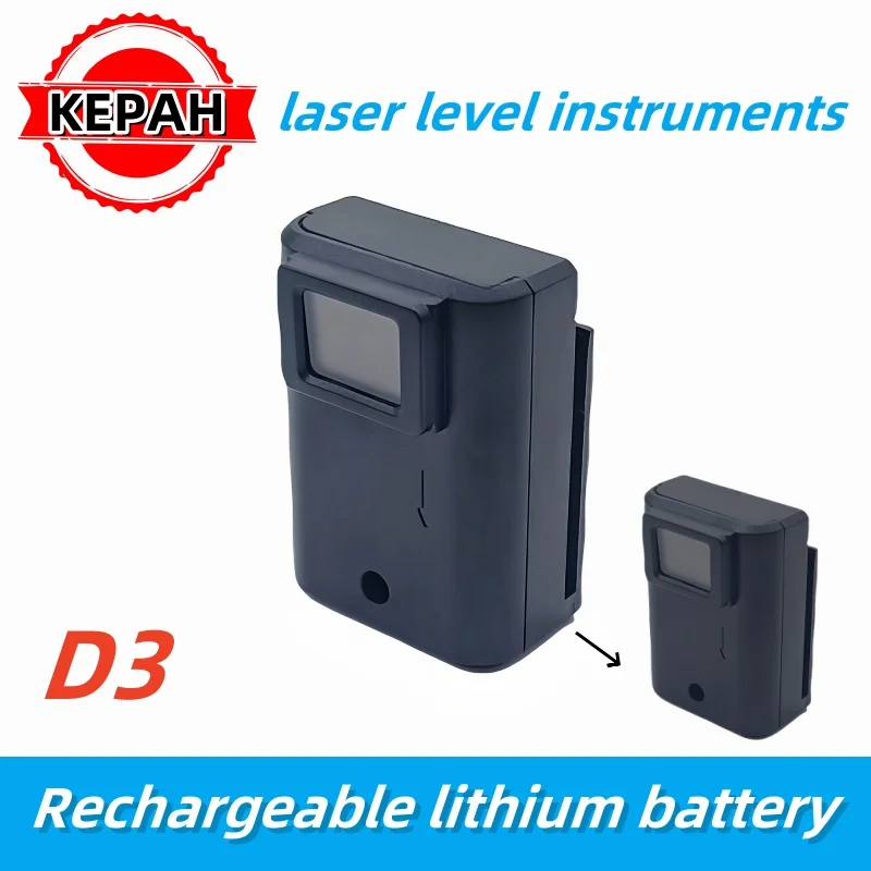 Rechargeable lithium battery suitable for 12/16 line laser level instruments lpega, suitable for 3D/4D laser level instruments