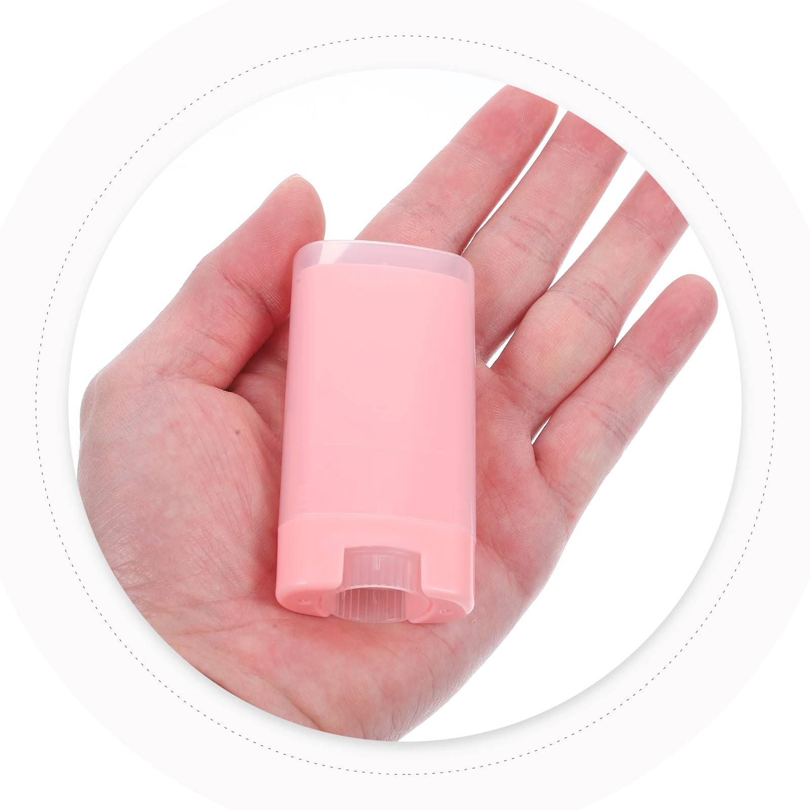 15 個の空の口紅チューブ DIY ポータブルオーバルリップクリームグロススティック容器軽量旅行に適した