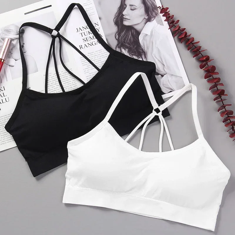 Women Sports Bra High Impact For Gym Fitness Yoga Female Pad Sportswear Tank Top Sport Push Up Bralette