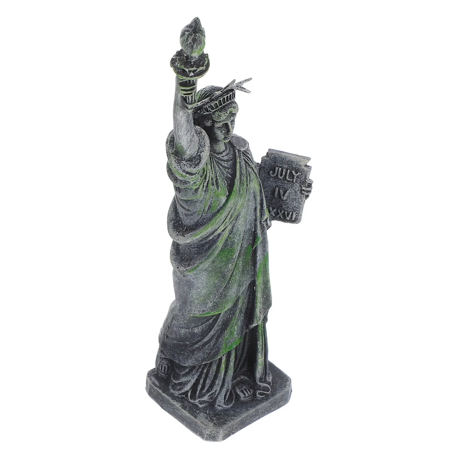 Statue of Liberty Resin Decoration Creative Miniature Statue Office Decor Fish Tank Ornament New York Souvenir Usa Centerpiece