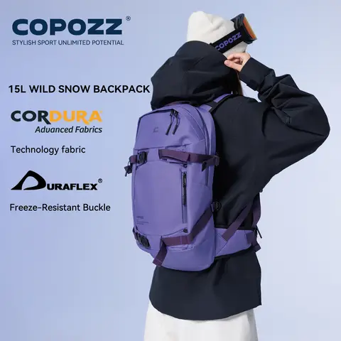 COPOZZ New Multi-Functional Ski Backpack Large Capacity Sports Board Bag Dry Wet Separation Snowboarding Camping Snow Bag