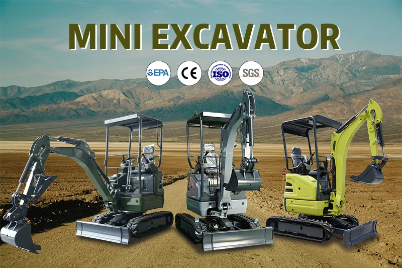 Minibagger CE Euro Stufe V Optionale Kabine & Anbaugeräte Hydraulikhammer Daumengreifer für Landwirtschaft, Landschaftsbau und Bauarbeiten – Detail 2