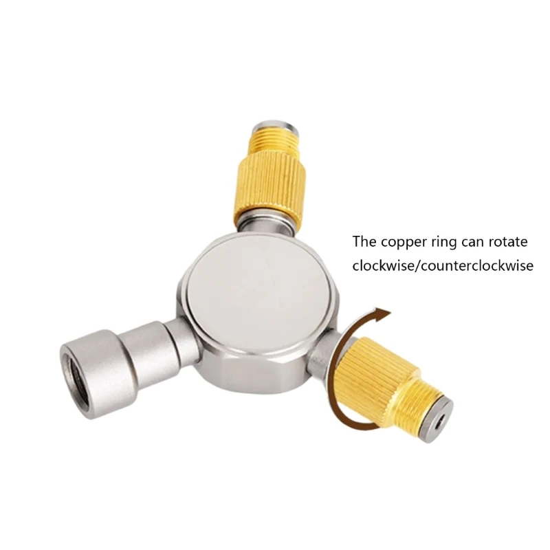 3-in-1-Butan-Adapter, Verlängerung, geteilte Öfen, Adapter, 3 Ausgänge, Gastanks, Umwandlung, Gasverteiler, Umrüstkopf – Detail 3