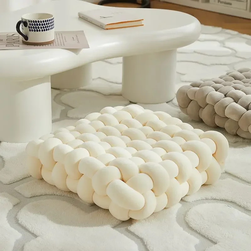 Woven Butt Seat Cushion Fart Cushion Throw Pillow Sofa Pillow Cushion Chair Seat Waist Pillow on The Ground Futon Lazy Bedroom