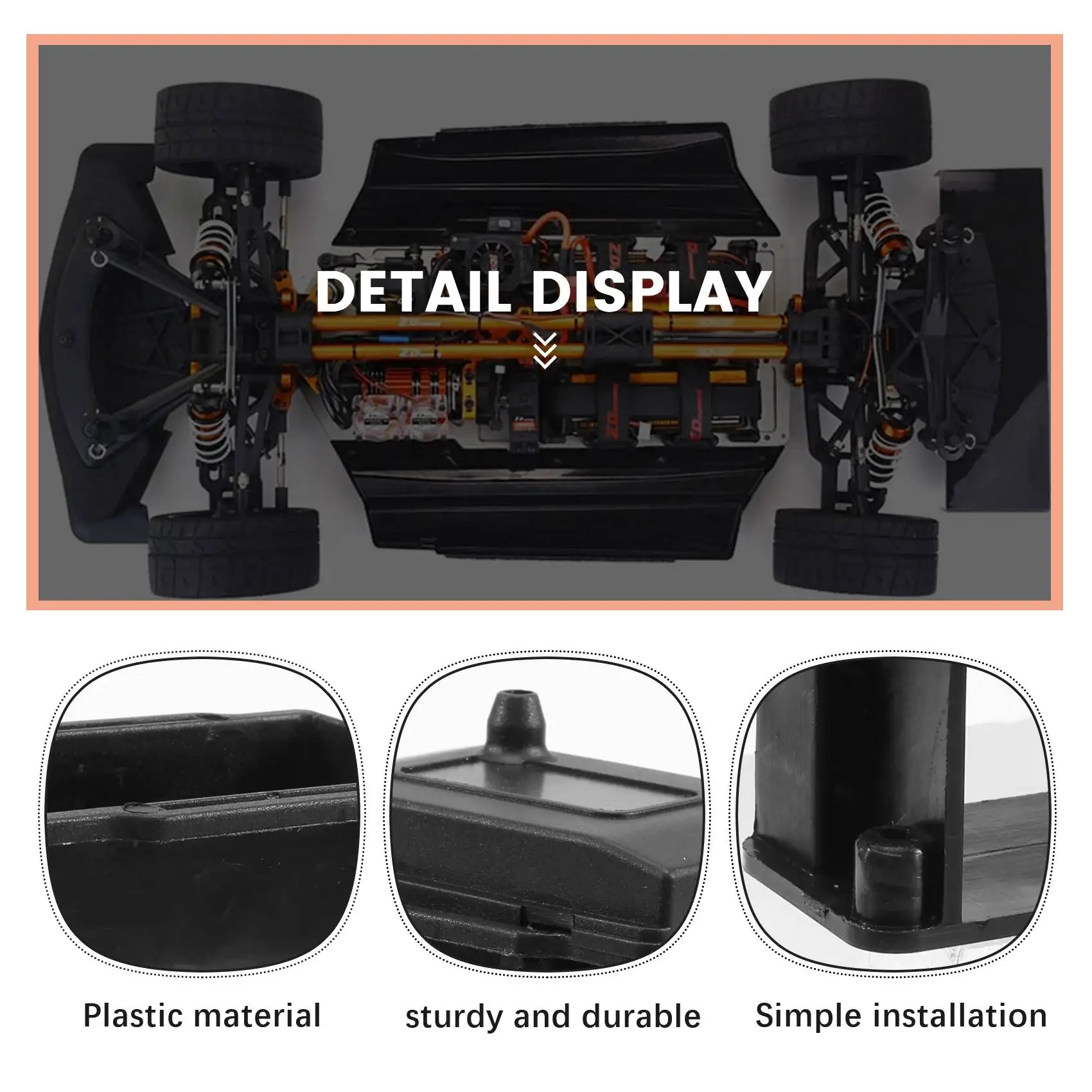 L81A 2025-Servo Ontvanger Doos 8265 Voor ZD Racing EX-07 DBX-07 EX07 DBX07 1/7 RC Auto Upgrade Onderdelen reserve Accessoires