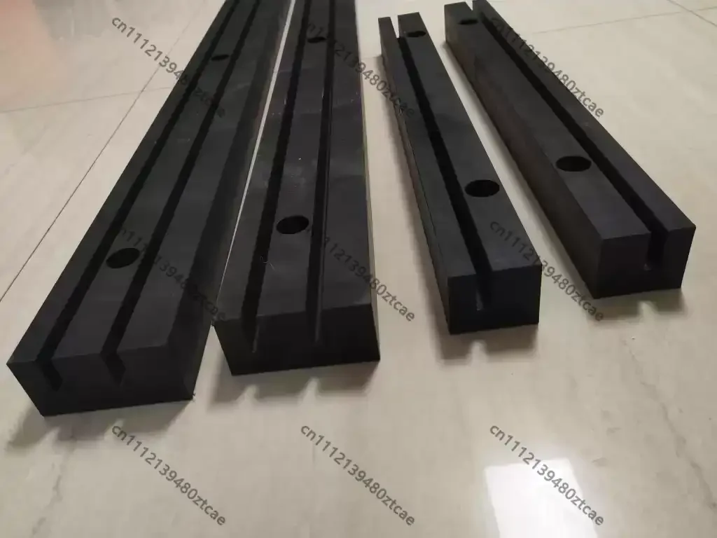 Set of 4 Nylon Slide Blocks For Waste Transfer Box Sanitation Equipment Maintenance Repair Accessory