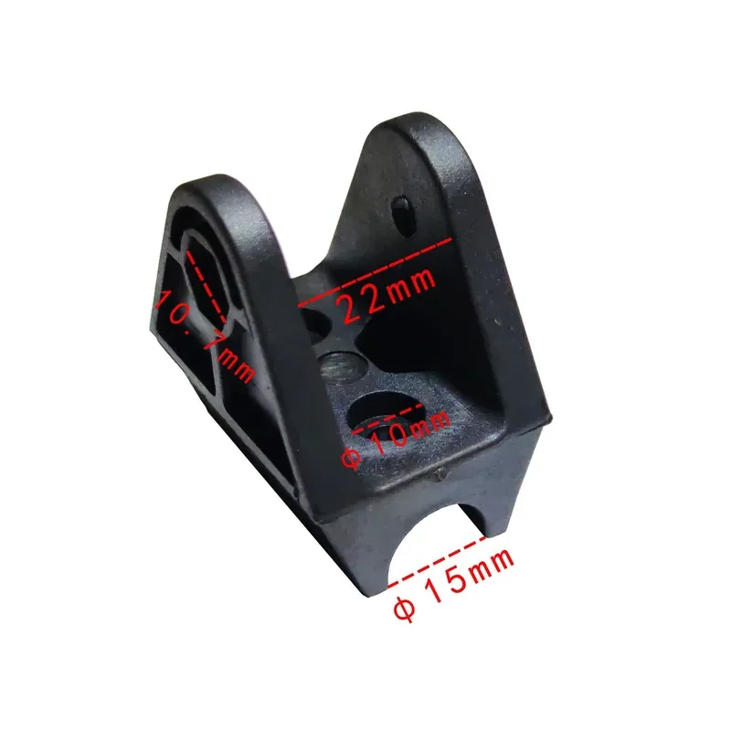 With 16/19/22 foot removal U-shaped circumference block buckle foot pedal plastic firm wear-resistant wheelchair with