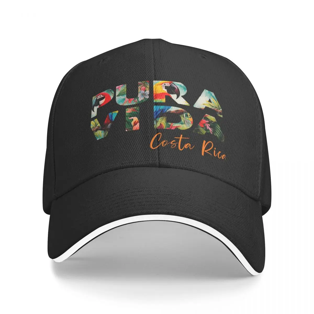 

Pura Vida Costa Rica Saying Baseball Cap Luxury Man Hat Anime Women's Golf Clothing Men's