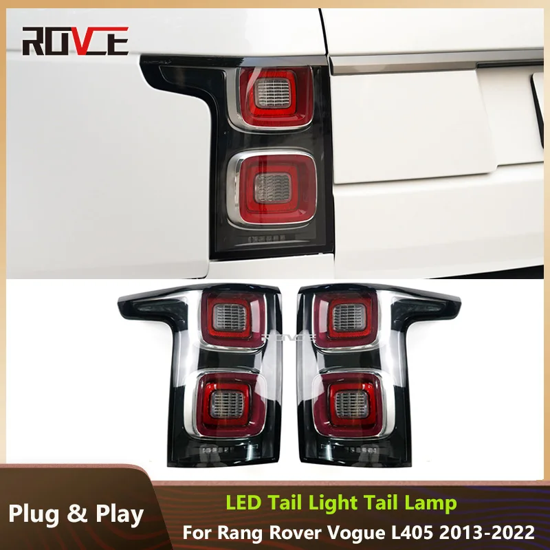 

ROVCE LED Taillight Tail Lamp For Land Rover Range Rover Vogue EU Version 2013-2022 L405 LR098353 LR098346 Car Accessories