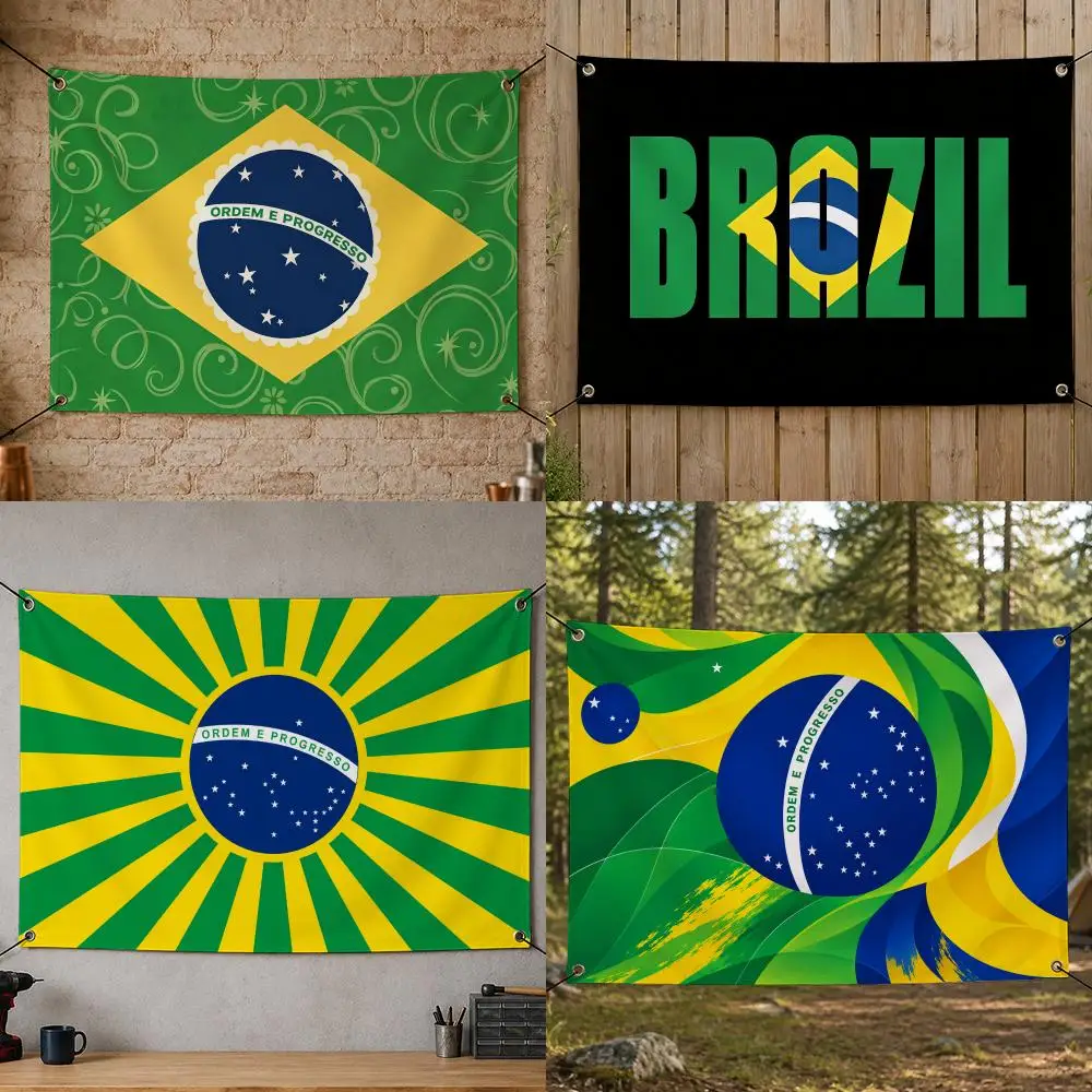 Country B-Brazil Flags Flag Banner for Bedroom Dorm Party Home Living Room Game Room Gift