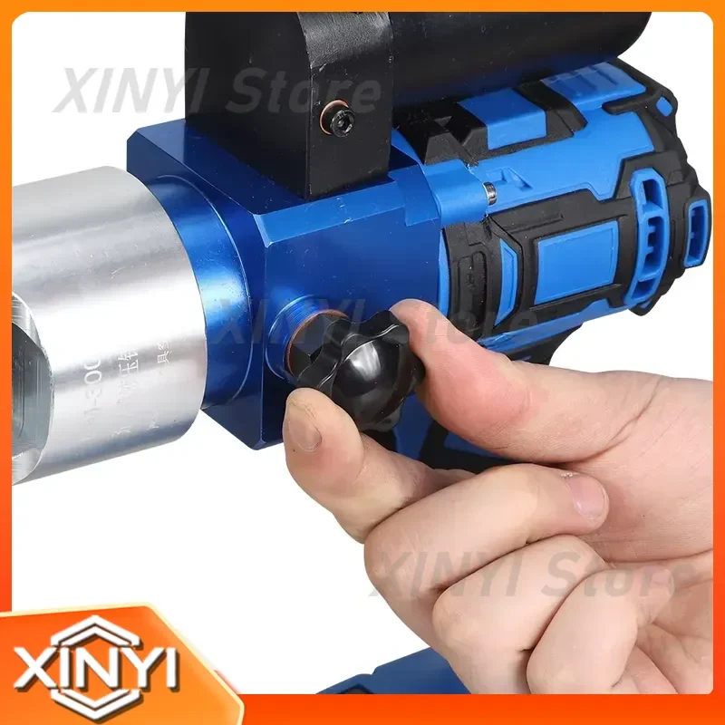 CM-300 Battery-Powered Hydraulic Crimping Tool for 16-300mm² Cable Lugs Cordless Crimper