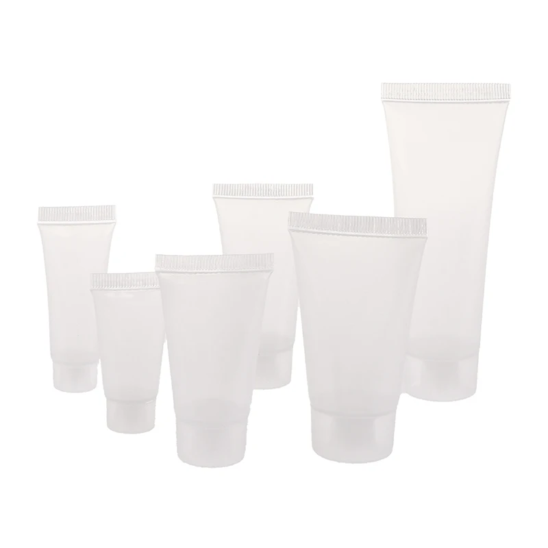 1pc Empty Lipstick Tube Lip Balm Soft Tubes Makeup Squeeze Clear Plastic Lip Gloss Container Refillable Bottles Cosmetic Tools