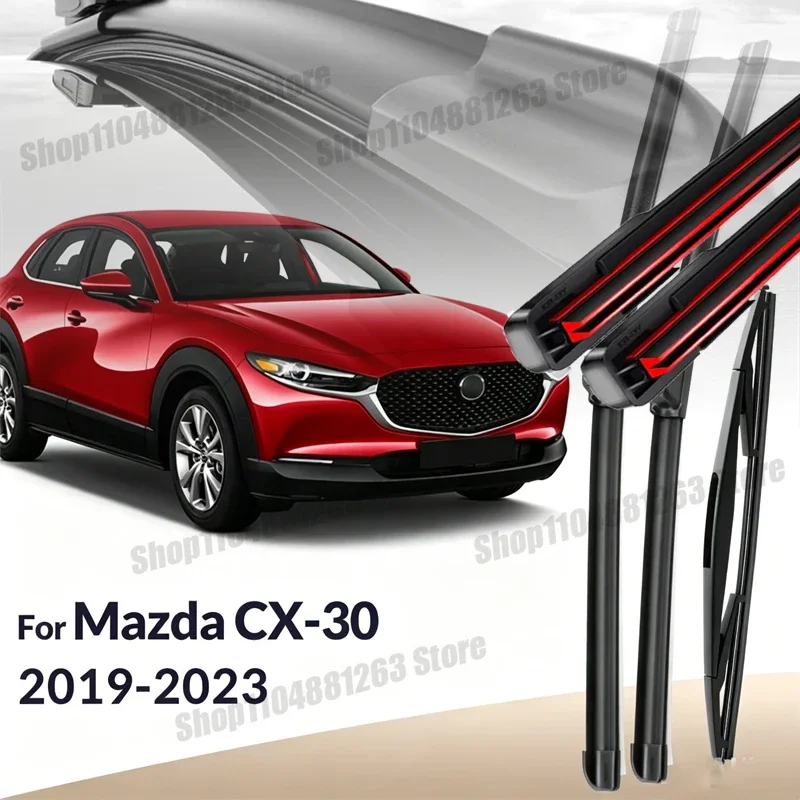 

26"+16"+14" Wiper Blades Set For Mazda CX-30 2019-2023 All Weather Window Replacement Parts