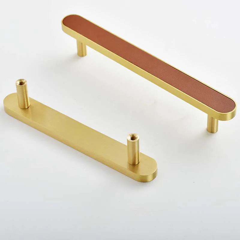 

Modern Simple High-grade Gold Light Luxury Pure Copper Cabinet Door Handle New Chinese Style Brass Wardrobe Cabinet Drawer Knobs