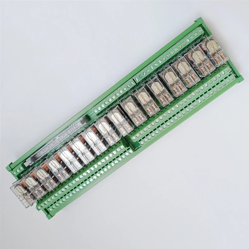 16 Bit Relay Module Dual Row Terminal 50 Pin Socket Two Normally Open and Normally Closed