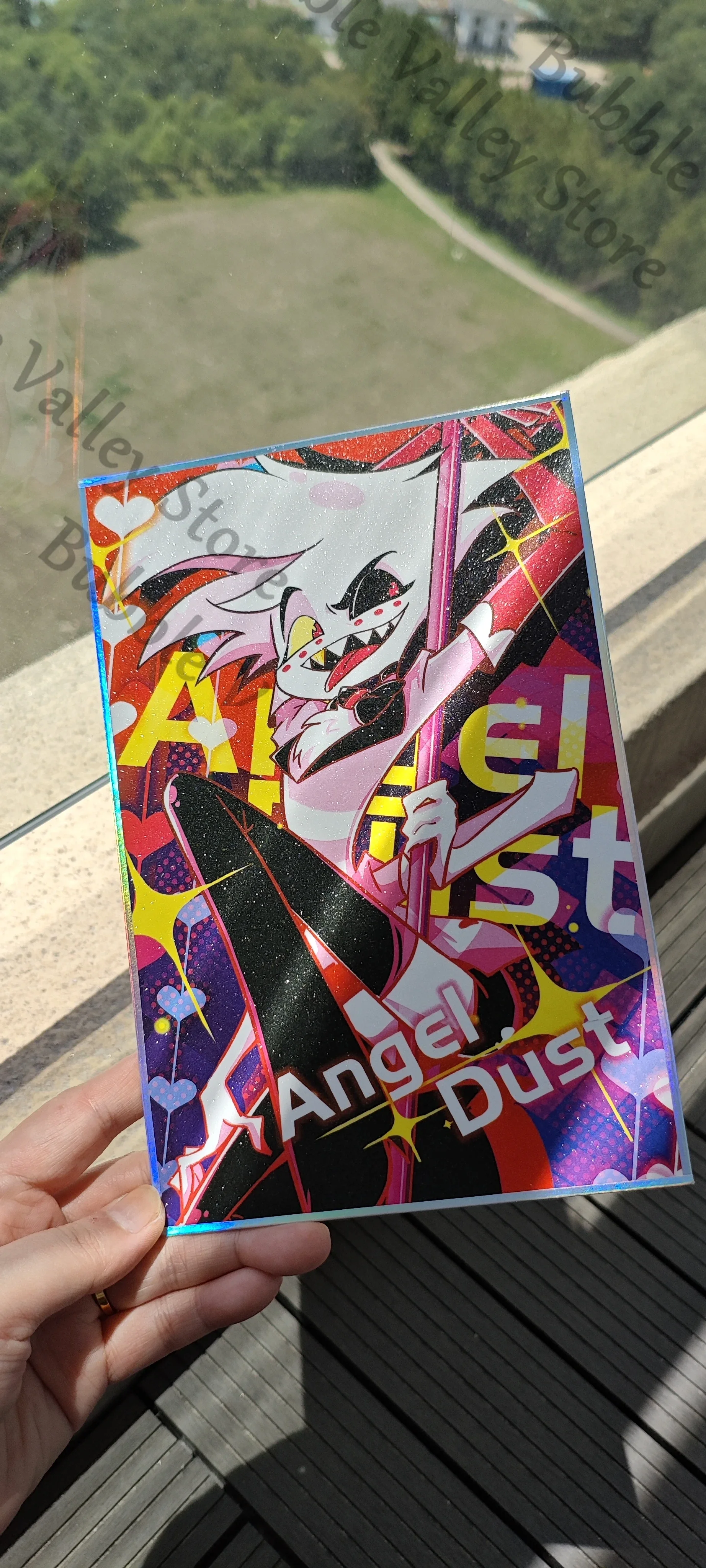 Hazbin Hotel Alastor Vox Adam Angel Dust Husk Anime Cosplay Cartoon ‌Double Flash ‌color Cardstock Illustration Board‌ Shikishi view 6