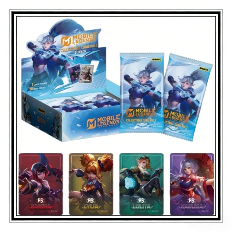 

Authentic Roaming Cabin Winning Peak MLBB Card Classic Collection Legendary Edition Gift Box Collection Card Gift Toy