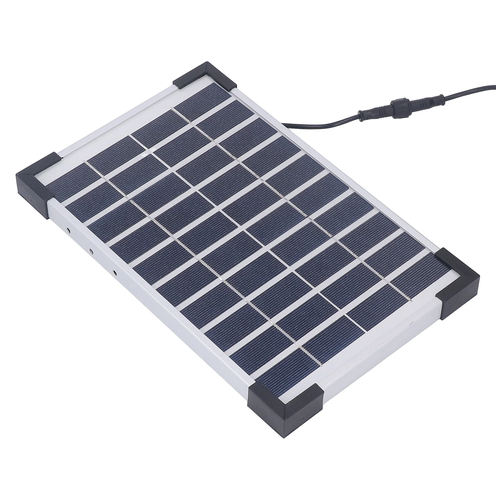 Solar Water Pump Kit 5W 75cm Height 180cm Lift Efficient Solar Fountain Pump with 6 Nozzles for Outdoor Garden DC 10V
