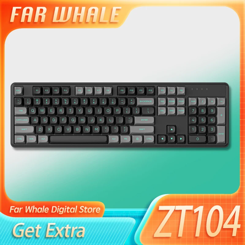 

Zifriend Zt104 Mechanical Keyboard Hot Swap Gasket Customized Wired Gaming Keyboards For Ergonomics Computer Accessories Gifts