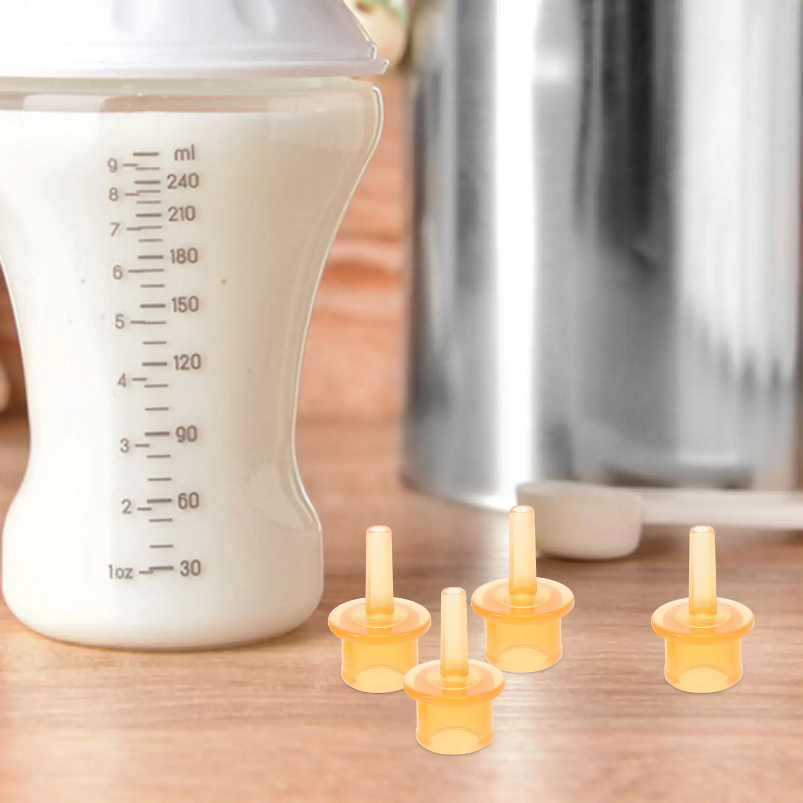 50Pcs Spout Adapter Baby Bottle Adapter Toddler Cup Conversion PP Replacement Spout Learner Cups Drink Bottles