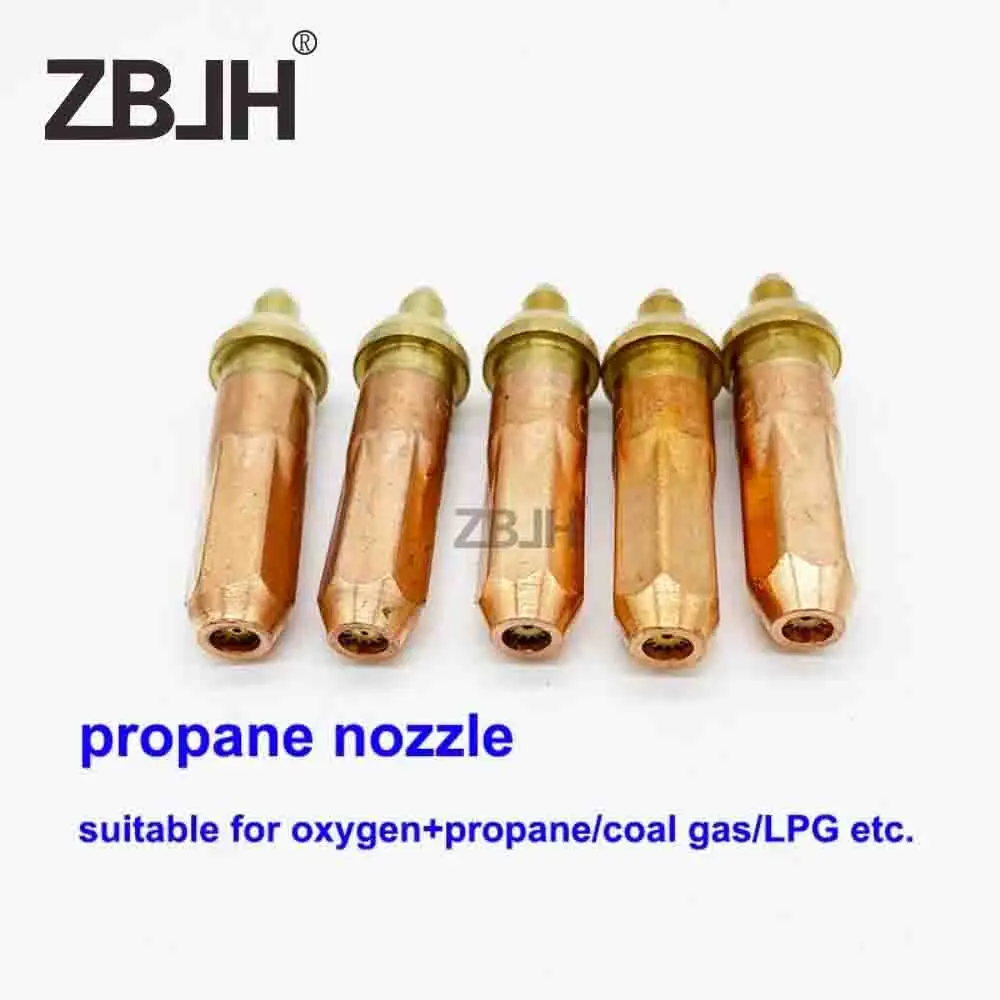 5 قطعة نصائح فوهات القطع لشعلة G01-30/G01-100/G01-300، متوافقة مع أوكسي أسيتيلين وأوكسي بروبان #3