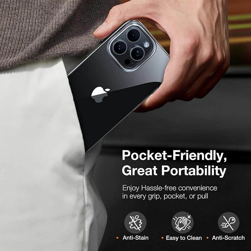 Custodia rigida di lusso per PC per iPhone 17 Air 16 E 15 14 13 12 11 Pro Max Custodia per telefono ultra sottile per iPhone 16 15 14 Plus Cover