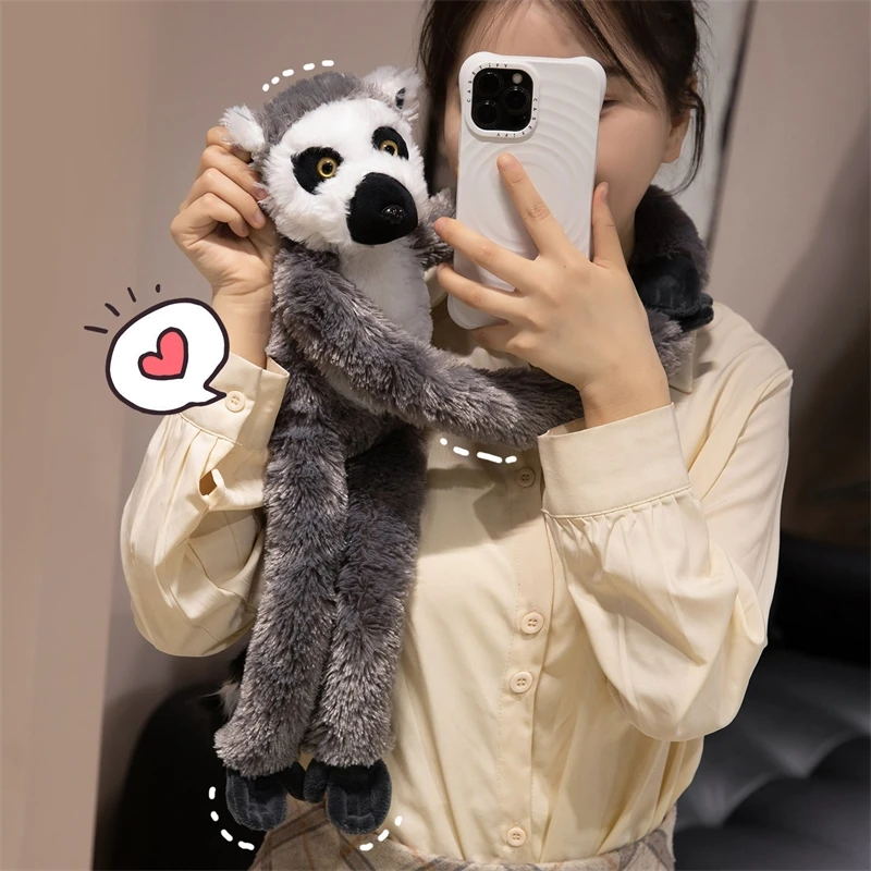 Hanging Plush Toys Monkey Sloth Gorilla Curtain Tieback Stuffed Animal Doll Home Decoration Kids Room Nursery Gift Cuddly Design