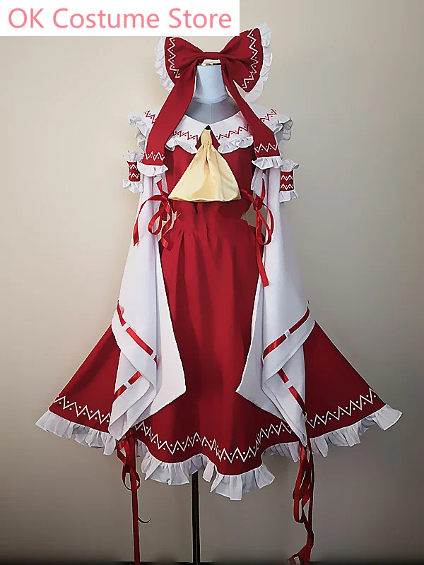 

Touhou Project Hakurei Reimu Miko Costumes Dress Cosplay Costume Cos Game Anime Party Uniform Hallowen Play Role Clothes