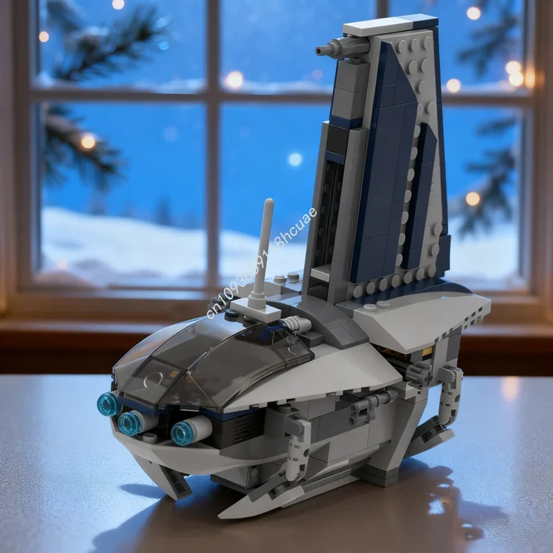 265 pièces MOC navette séparatrice rafraîchir étoile bataille modèle blocs de construction jouet cadeau de noël Architecture assembler idée brique enfants
