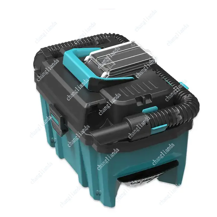 Brushless high-power remote control lithium-ion dual-use wet and dry vacuum cleaner for vehicle and home use