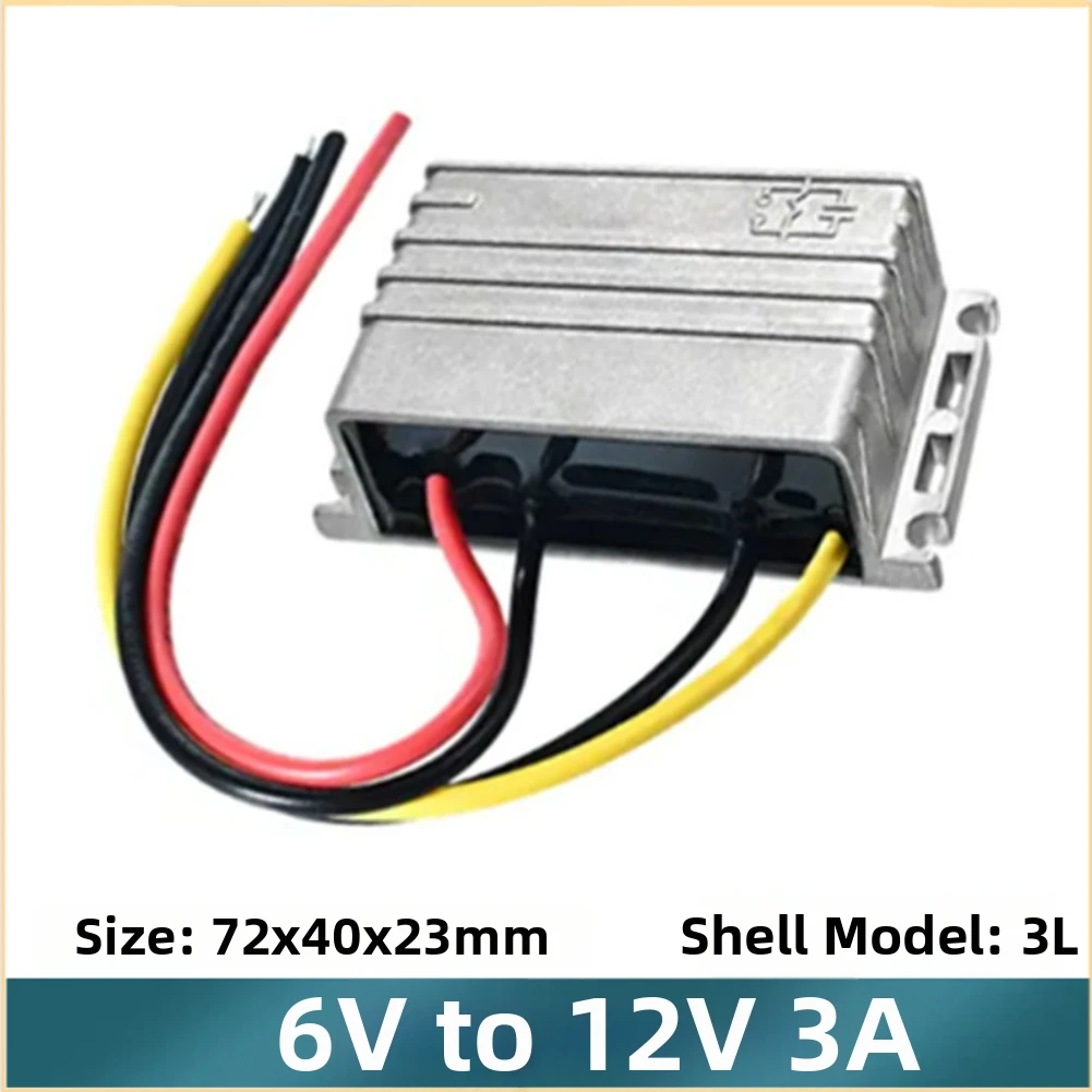 12V DC Boost Converter with 5-11V Input Range 36W Output Capacity for Cars Boats Trucks and 12V Electronic Devices
