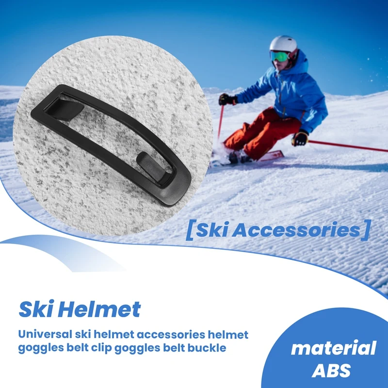 Universal Ski Helmet Accessories Helmet Goggles Belt Clip Goggles Belt Buckle