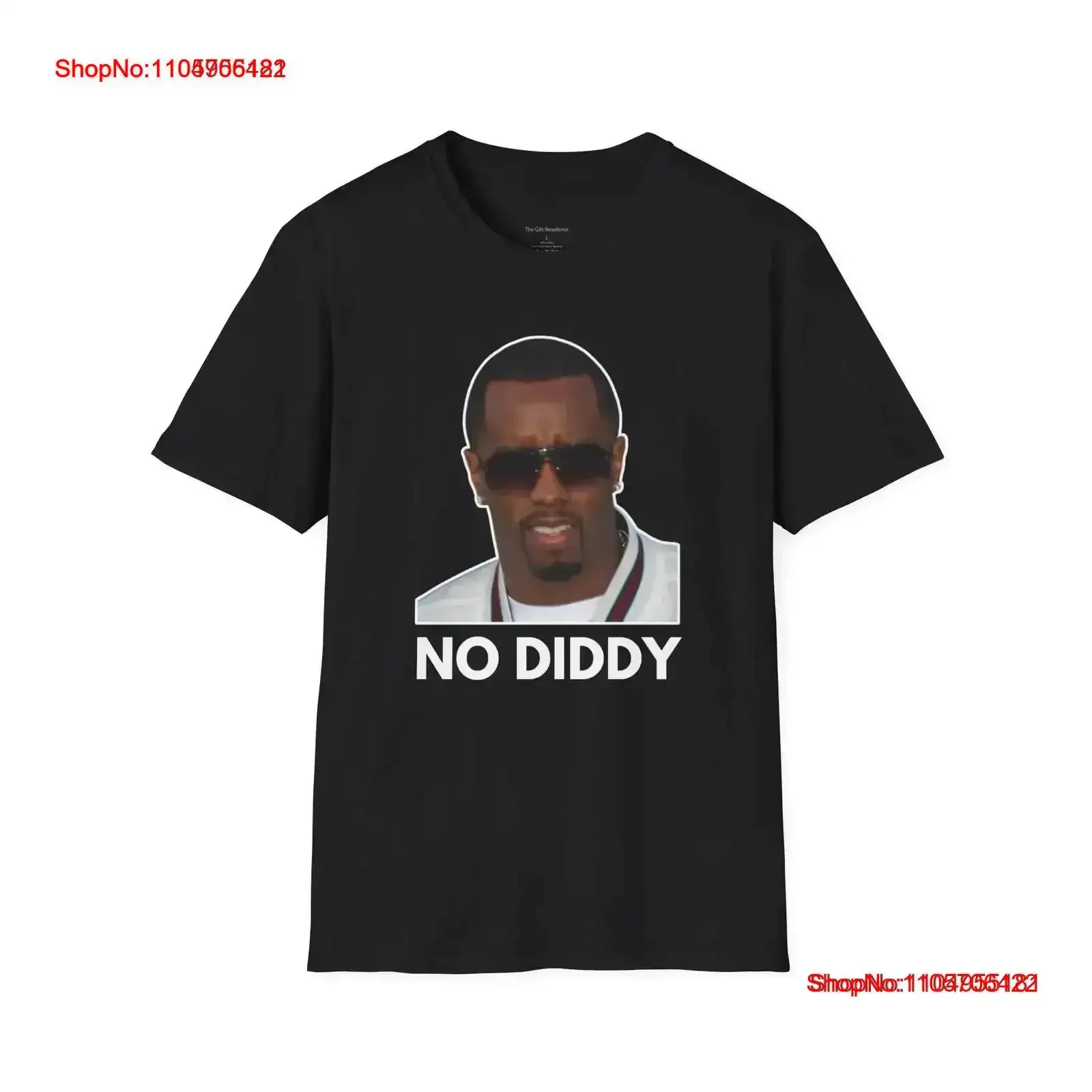 No Diddy T Shirt P Funny Men's Pause Meme vintage Washed Casual Comfortable streetwear Slightly graphic Stylish homme vintage