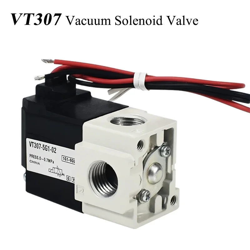 HLH VT307-6G1-02 Vacuum Solenoid Valve VT307-3G1-01 Pilot-Operated Direct Operated Poppet Type VT307V-5G1-01 High Frequency Valv