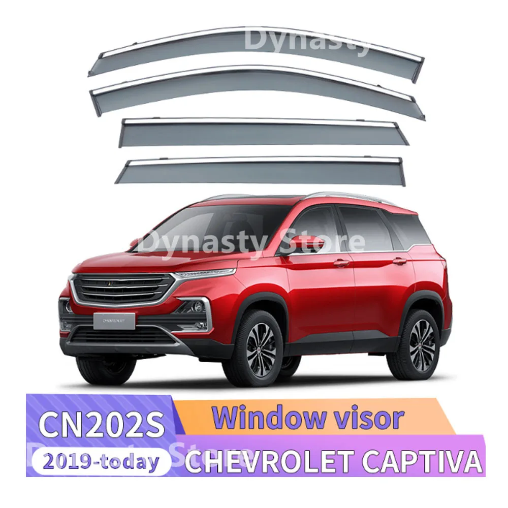 Car Window Visor Waterproof Protect Sunny Rainy Shelter Auto External Accessory For Chevrolet  Captiva