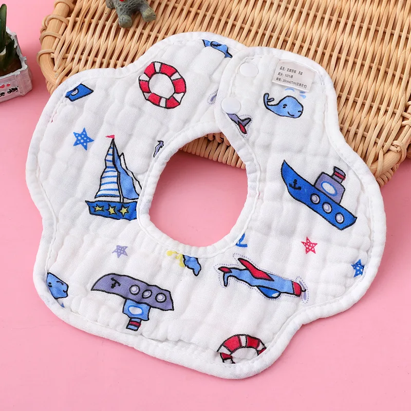 32 Types Cotton Baby Bibs New Petal Absorbent Saliva Towel Newborn Burp Cloths Bandana Scarf for Boys Girls Feeding Drool Bib