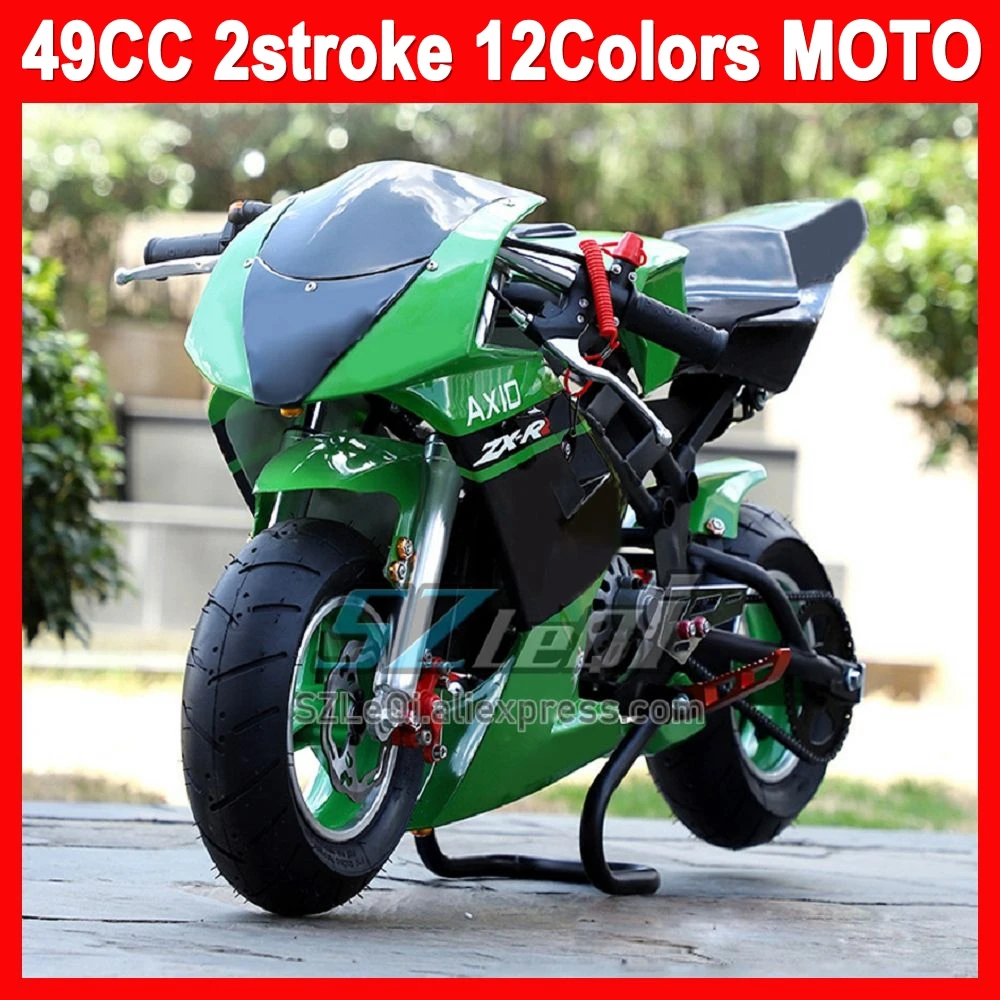 49cc 50cc 2 Stroke Mini motorcycle ATV Off-road Vehicle Apollo Mountain Small Bike Sports Gasoline Kart Adult Racing Motorbike