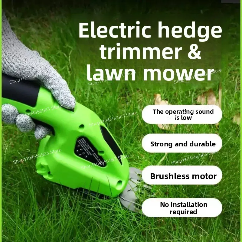 Lithium Battery Garden Tools 120mm Cordless Electric Brush Cutter Grass Hedge Trimmer
