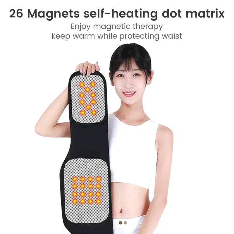 Self-Heating Belt Back Waist Posture Corrector Magnetic Therapy Lumbar Support Adjustable Back Brace Double afterburner belts