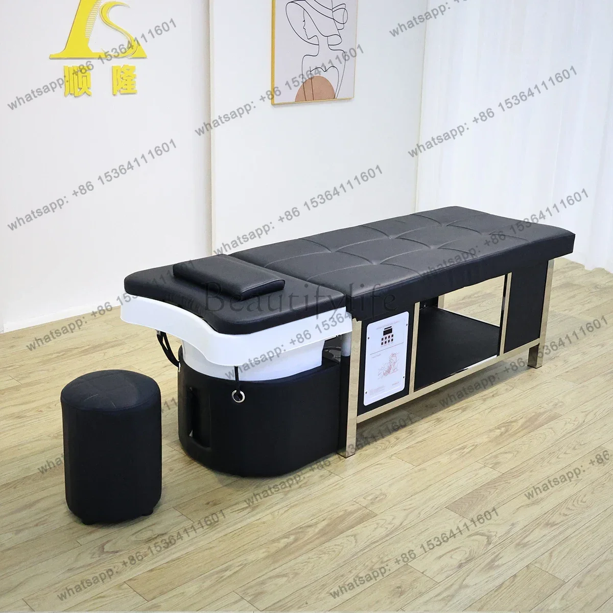 

Hair Wash & Head SPA Fumigation Shampoo Bed Beauty Salon Massage Table Massage Beds Barber Shop Commercial Furniture