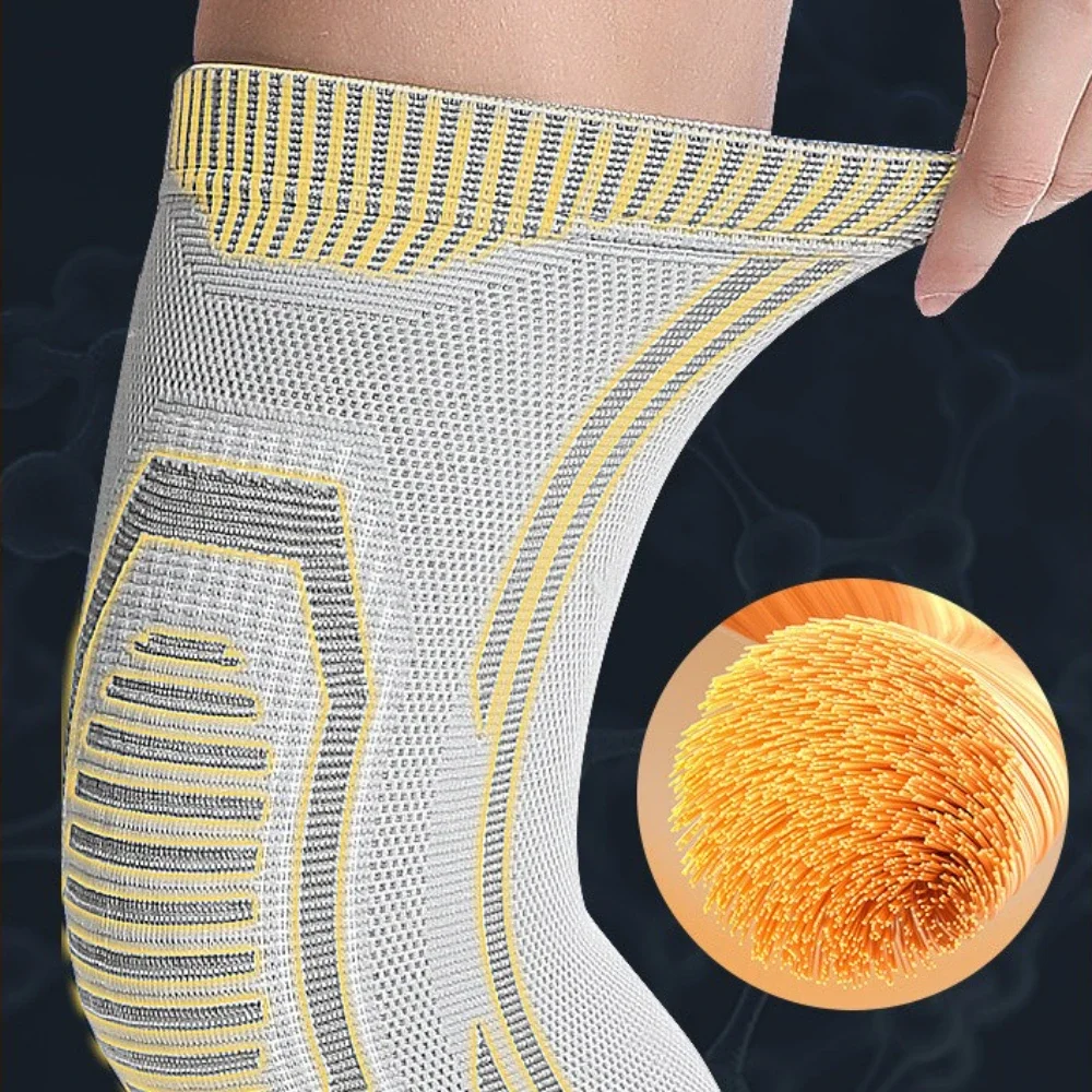 منصات الركبة الجديدة الدافئة والباردة المقاومة لعام 2025 الأكثر مبيعًا من الشيح في منتصف العمر وكبار السن سراويل الركبة الرياضية للجري