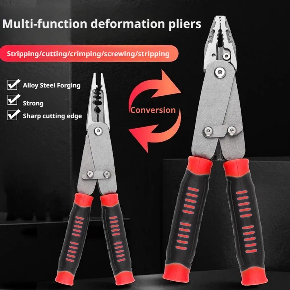 

1pcs Multi-function Wire Cutters High Performance Practical Pliers Wire Pliers Needle Strippers Nose Tools Electrician B5W5