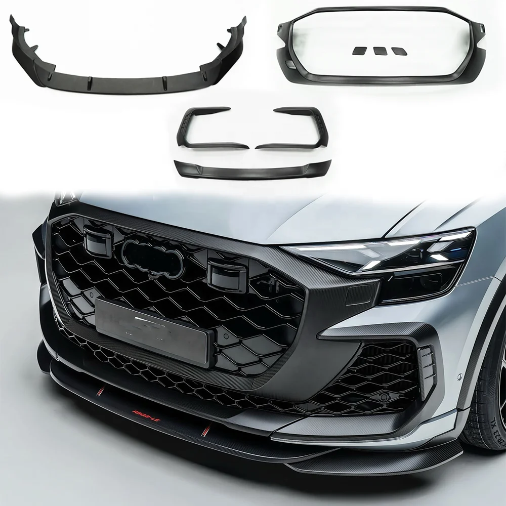 

Custom 100% dry carbon fiber body kit forAu di RSQ8 with ABT styling,including front lip,rear diffuser,side skirts,and spoilers