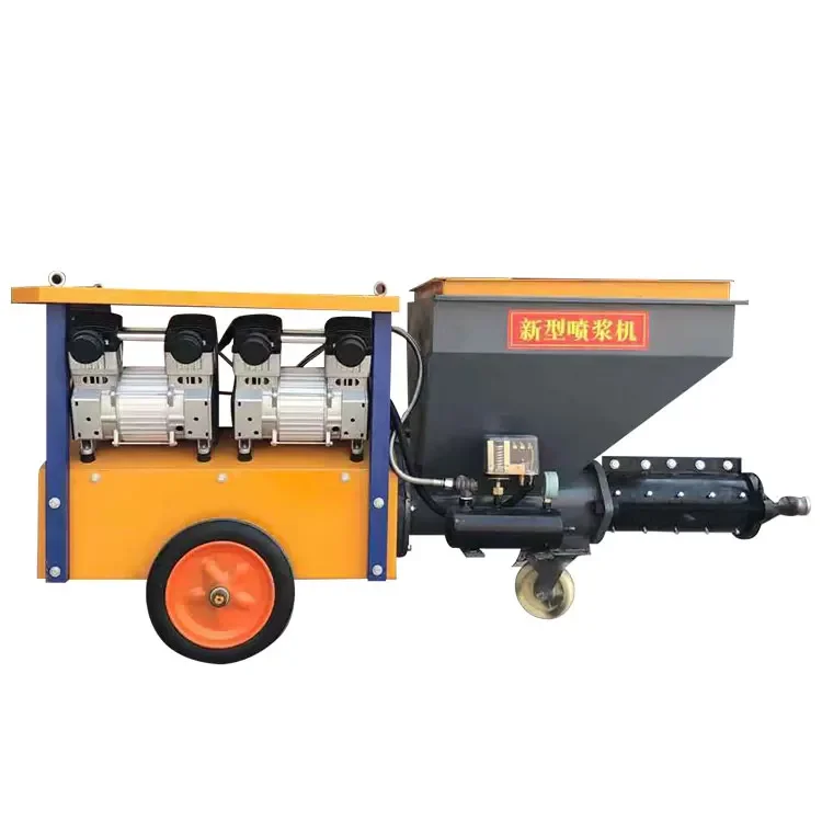 for Diesel Shotcrete Machine Plaster Portable Air Compressor Cement Mortar Spraying Machine