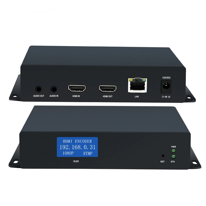 

H265 Video Encoder IPTV OLED SRT RTSP RTMP Live Streaming Video Encoder