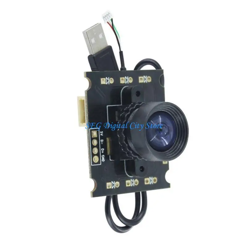 

U75B GC0308 Camera Module 50/72 Degree View USB Frees Driver Webcam 1/6.5" YUY2 Focal Adjustable For Face Recognition