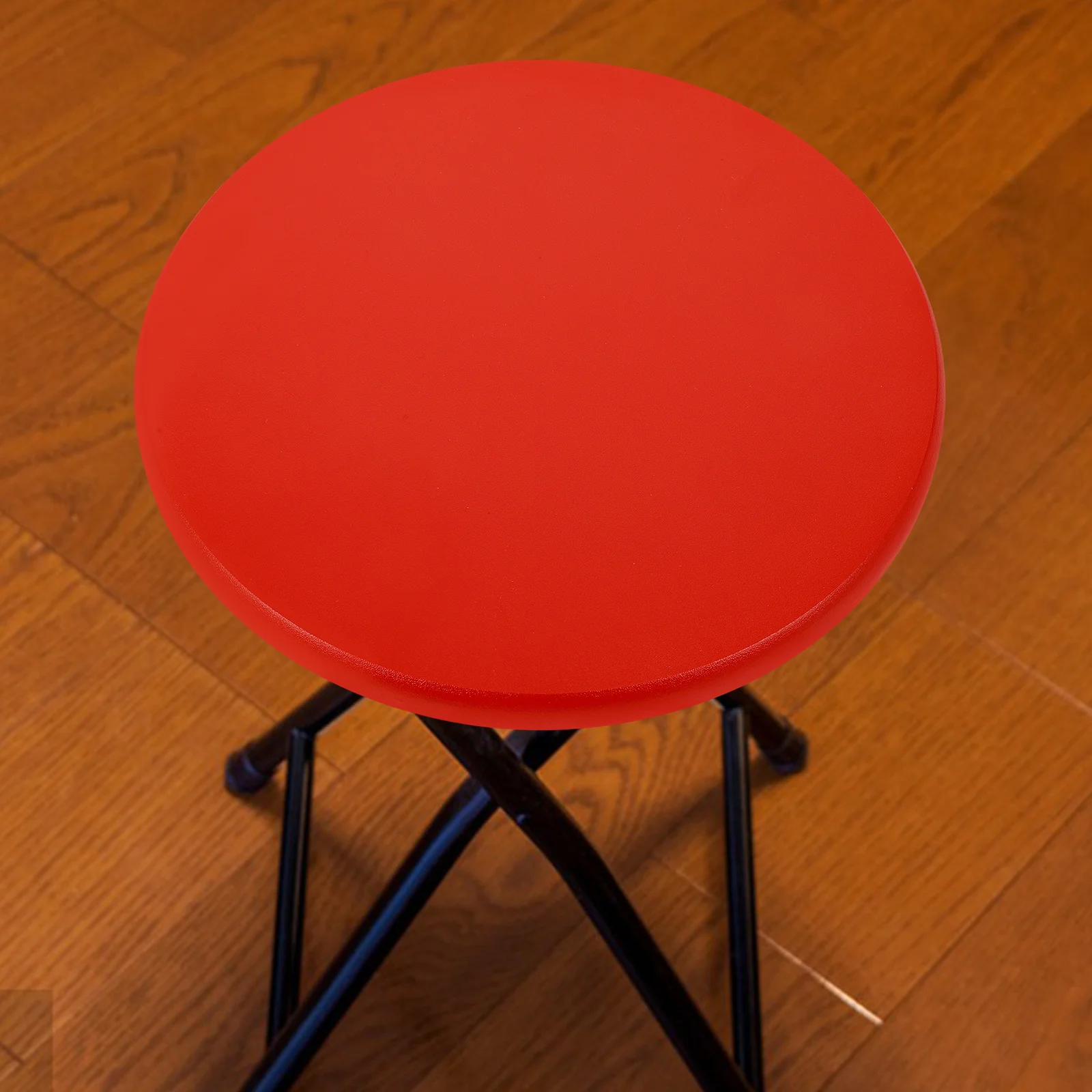 استبدال مقعد البراز المستدير من الخشب الصلب، كرسي بار ذو سطح خشبي قوي لاستبدال مقصف الطعام المنزلي